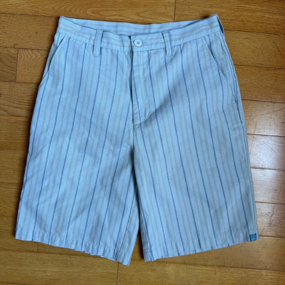 Kentin Blue Striped Casual Shorts Men's Size 30 Vintage Style Y2K